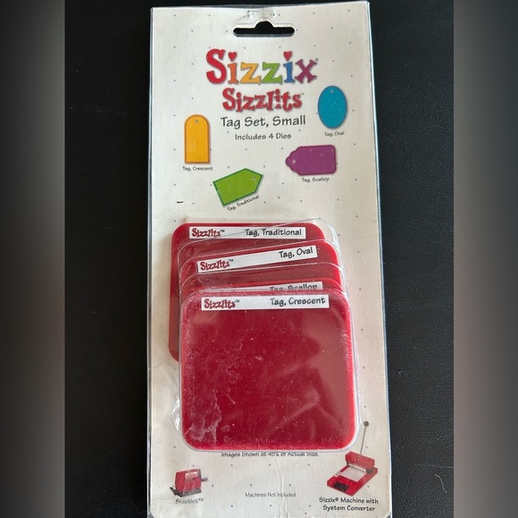 Sizzix Sizzlits Cutting Dies Christmas Set and Tag Set - Picture 3 of 7